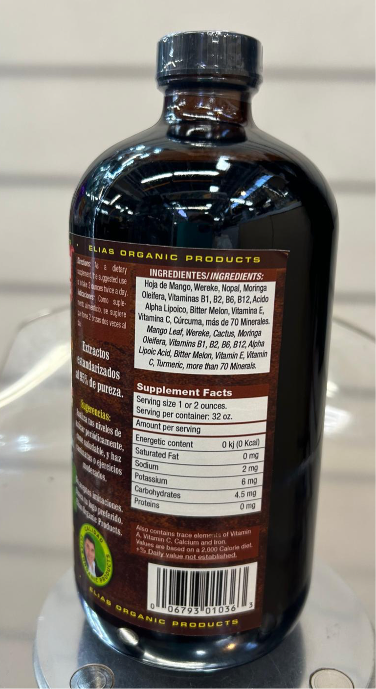Insulinat Forte Liquido Organic Supplement 32 Oz