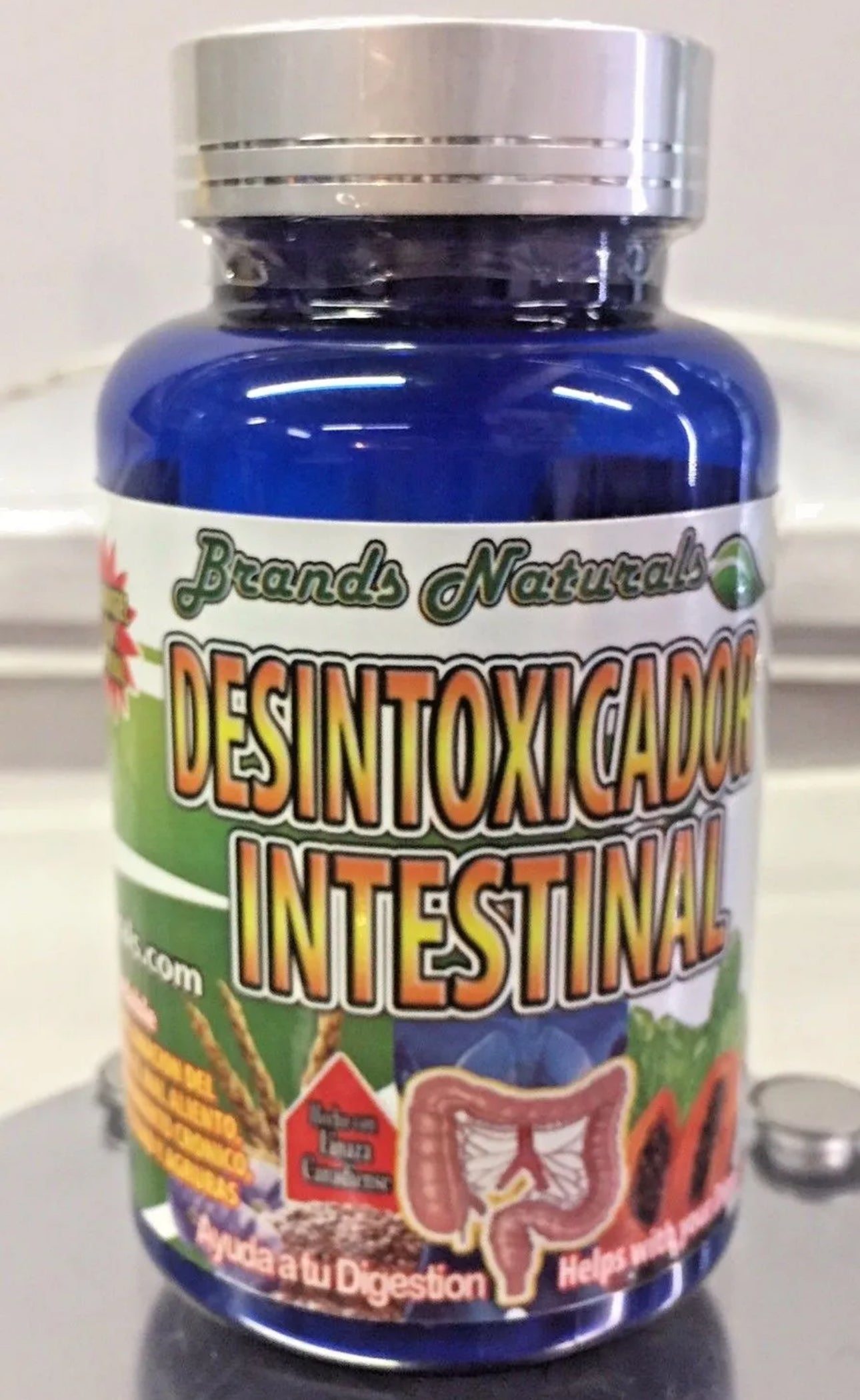 Brands Naturals Desintoxicador Intestinal Natural 100 Capsules for Digestion