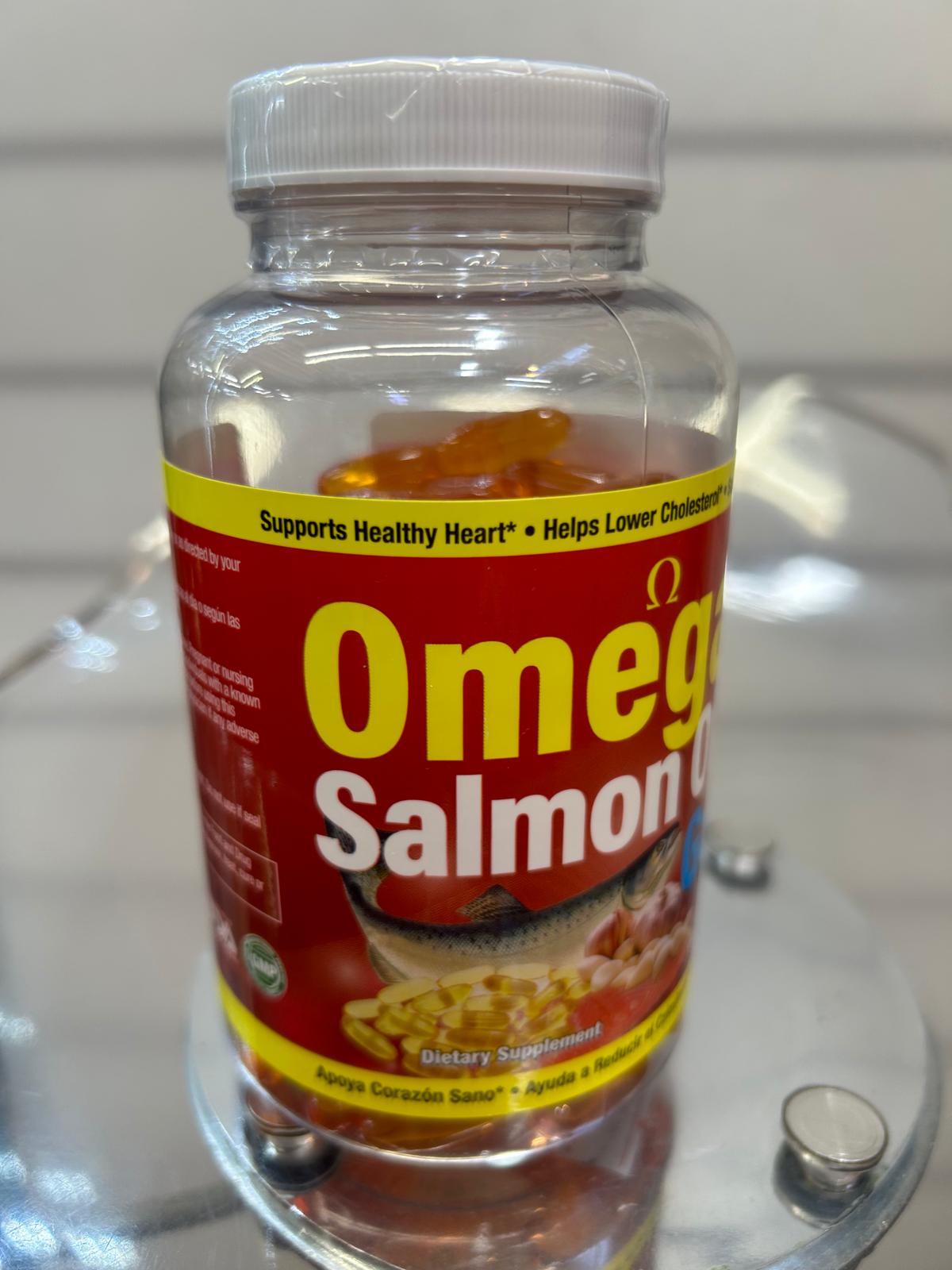 Omega 3 con aceite de Salmon y Ajo