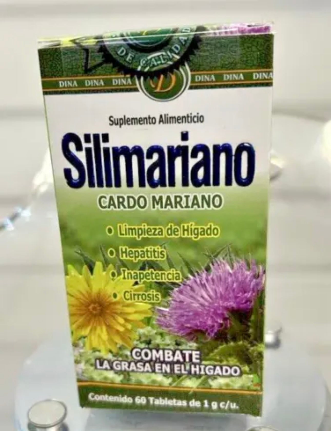 SILIMARIANO Cardo Mariano 60 Tablets (Silybum marianum) Nutritional Supplement