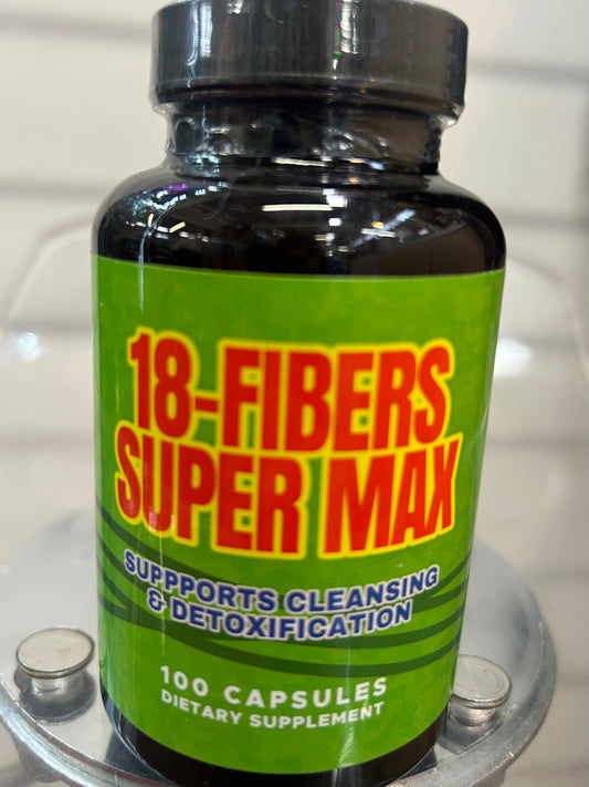18 fibras super max 100 capsules
