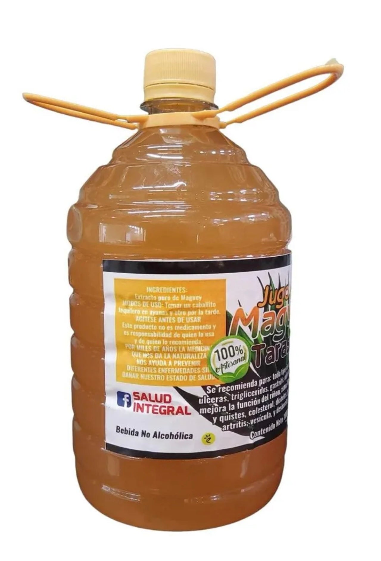 Jugo de Maguey 100% NATURAL auxiliar en asma trigliserios anemia extrenemiento