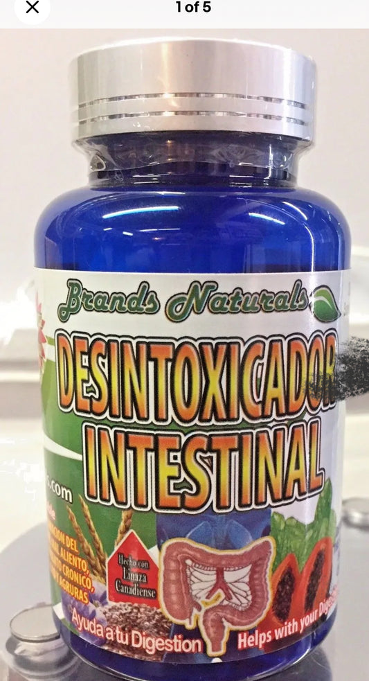Brands Naturals Desintoxicador Intestinal  Natural 100 Capsules for Digestion