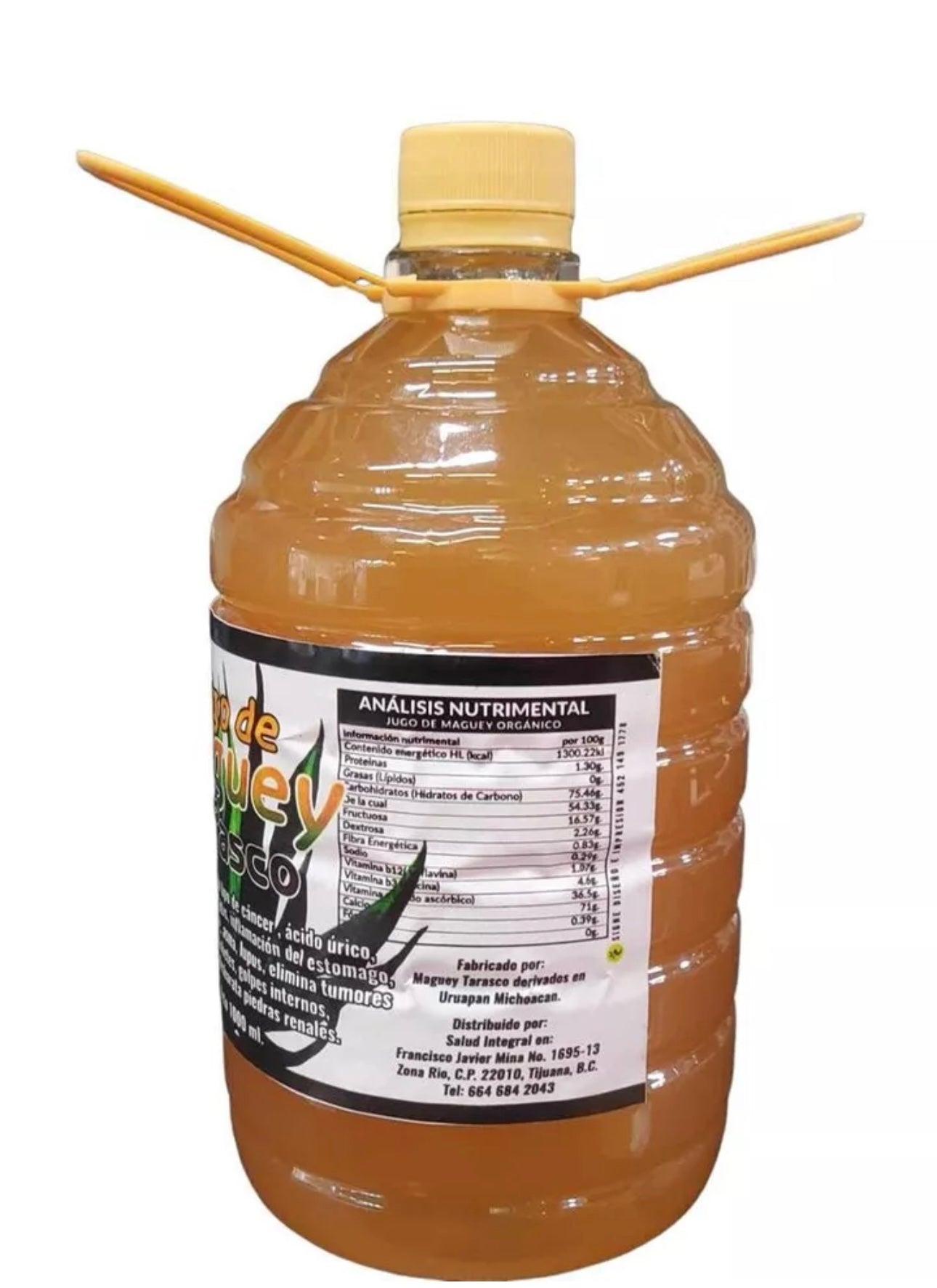 Jugo de Maguey 100% NATURAL auxiliar en asma trigliserios anemia extrenemiento