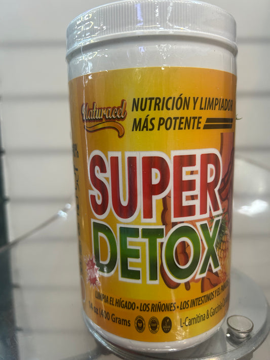 Super detox 14oz sabor piña polvo/ pineapple flavor powder