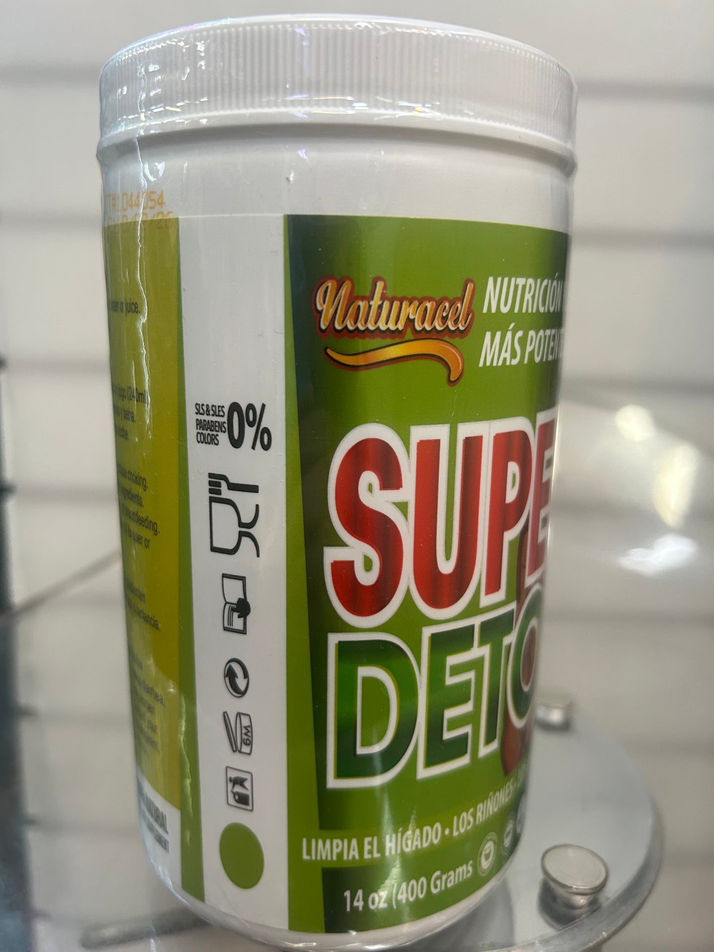 Nuevo super detox 14oz polvo sin sabor/ no flavor