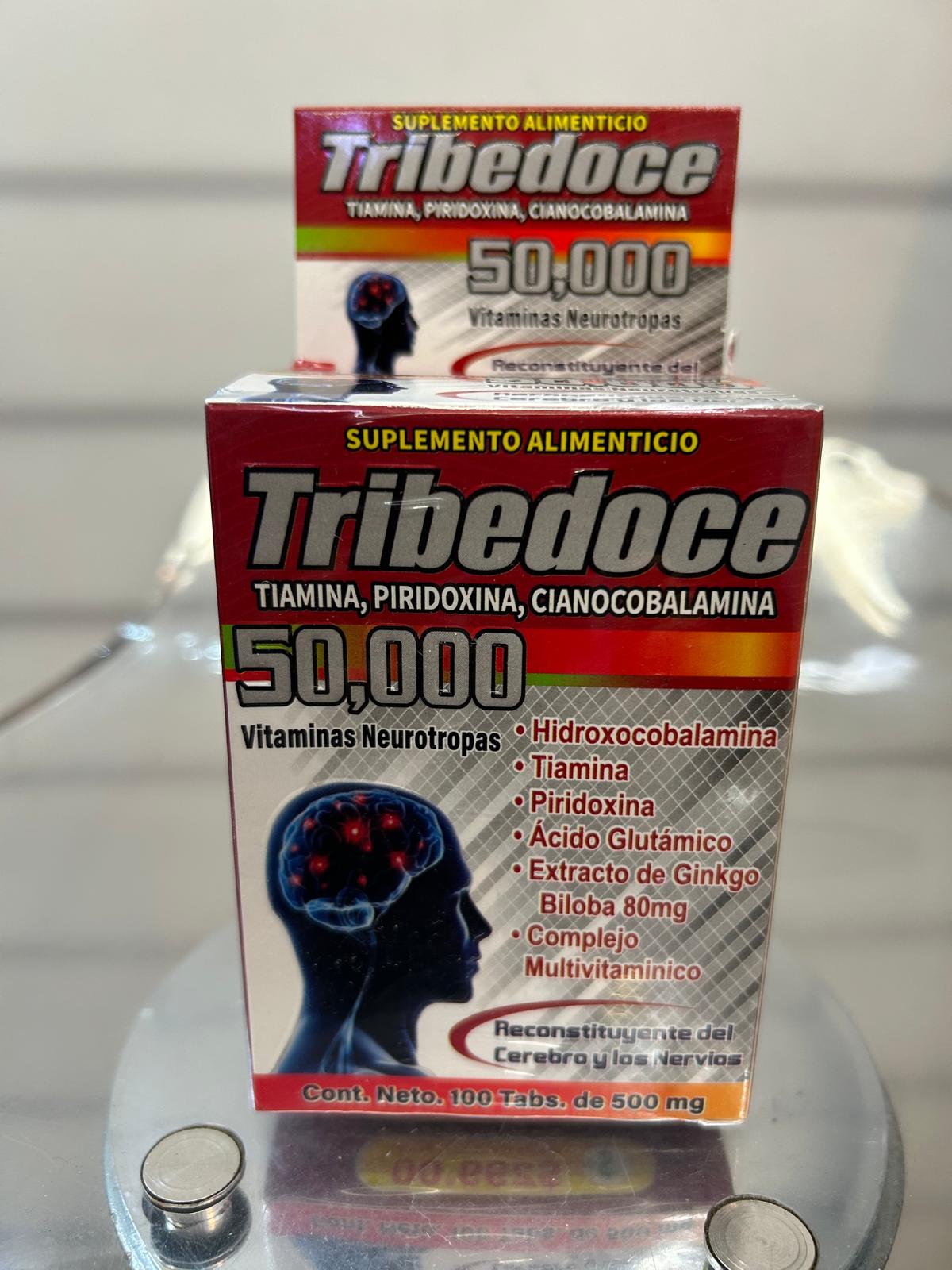 TRI-BEDOCE 50,000-B Complex Complejo B - 100 Capsules