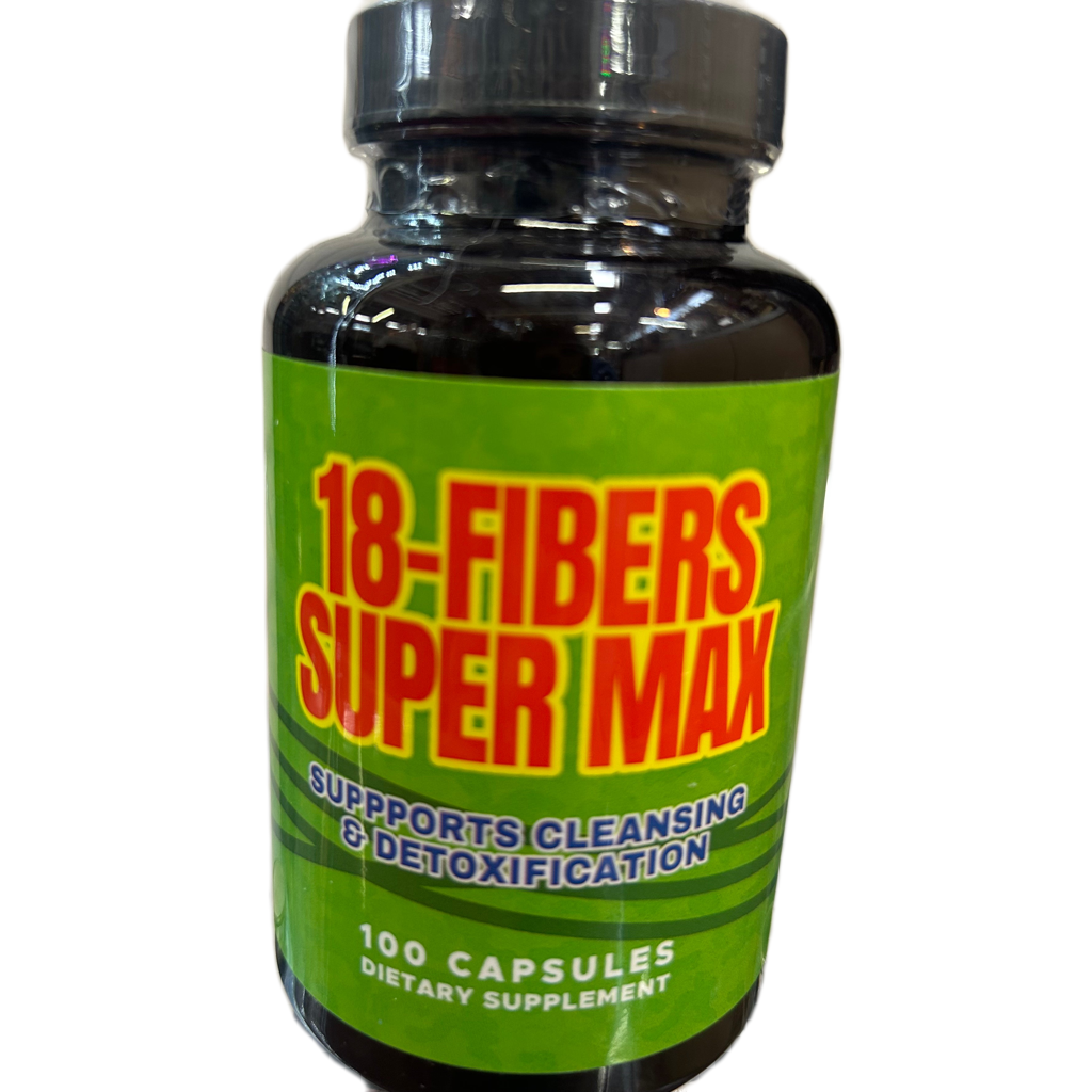 18 fibras super max 100 capsules